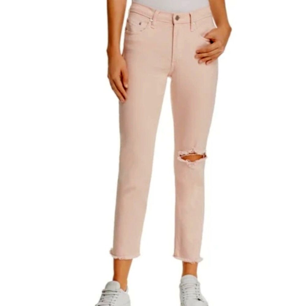 Nobody Denim True Slim Straight Ankle Jeans - Porcelain Pink – Size 27 NWT